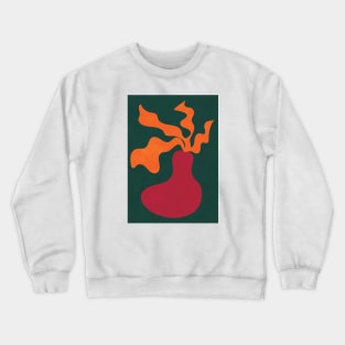 Retro Botanical, Kitchen Art Print Crewneck Sweatshirt